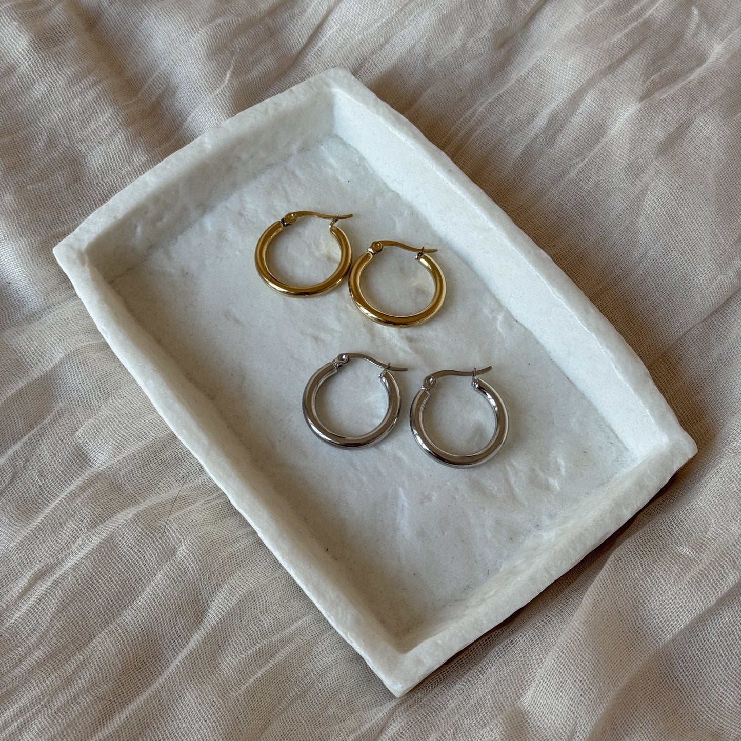 Créoles rondes 22mm